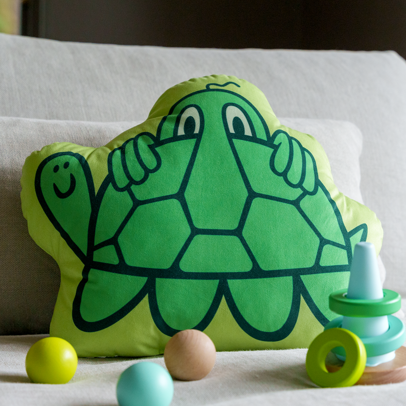 Kilroy Turtle Pillow