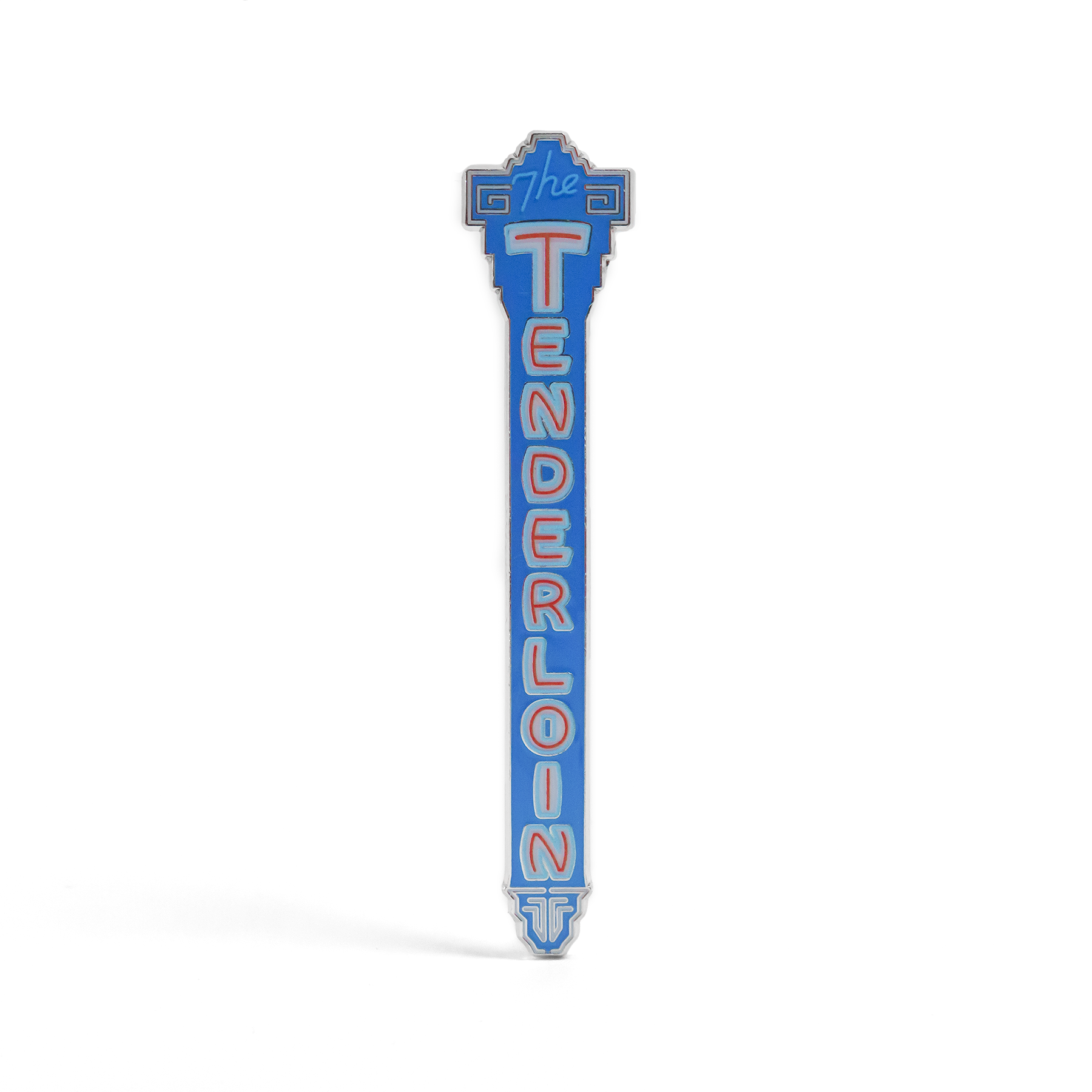 Tenderloin enamel pin