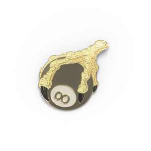 Smiley/8Ball/YinYang enamel pins