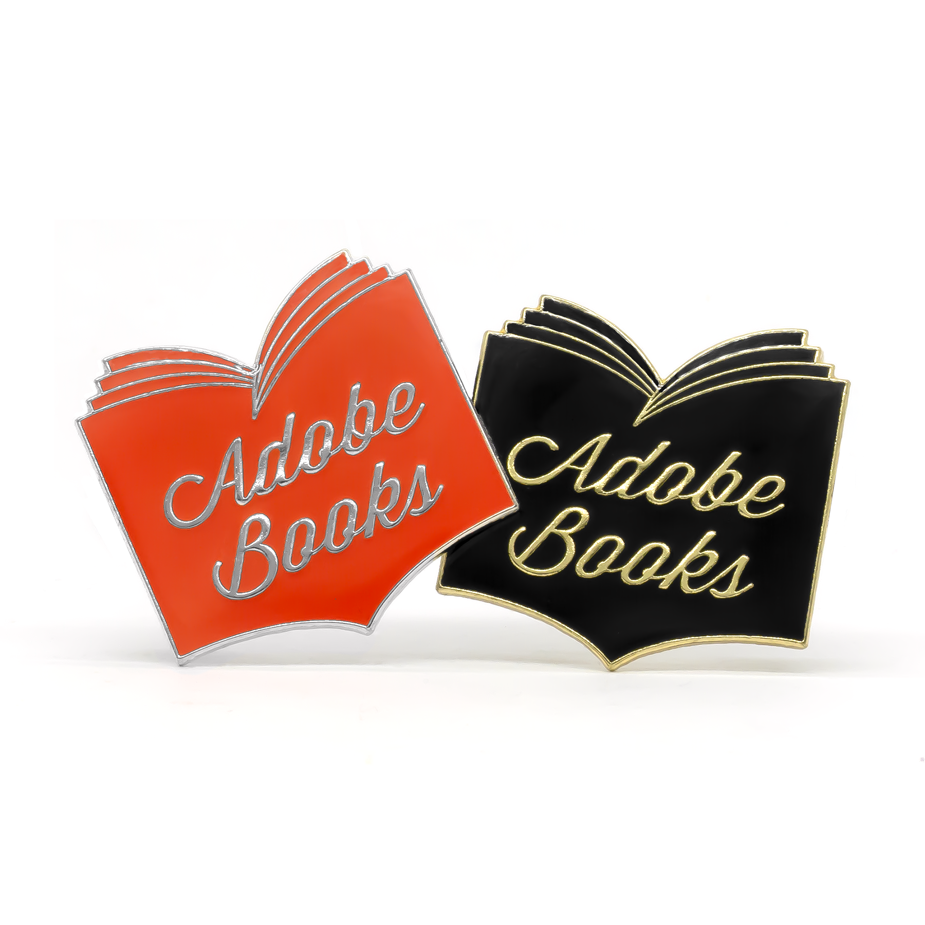 Adobe Books enamel pin