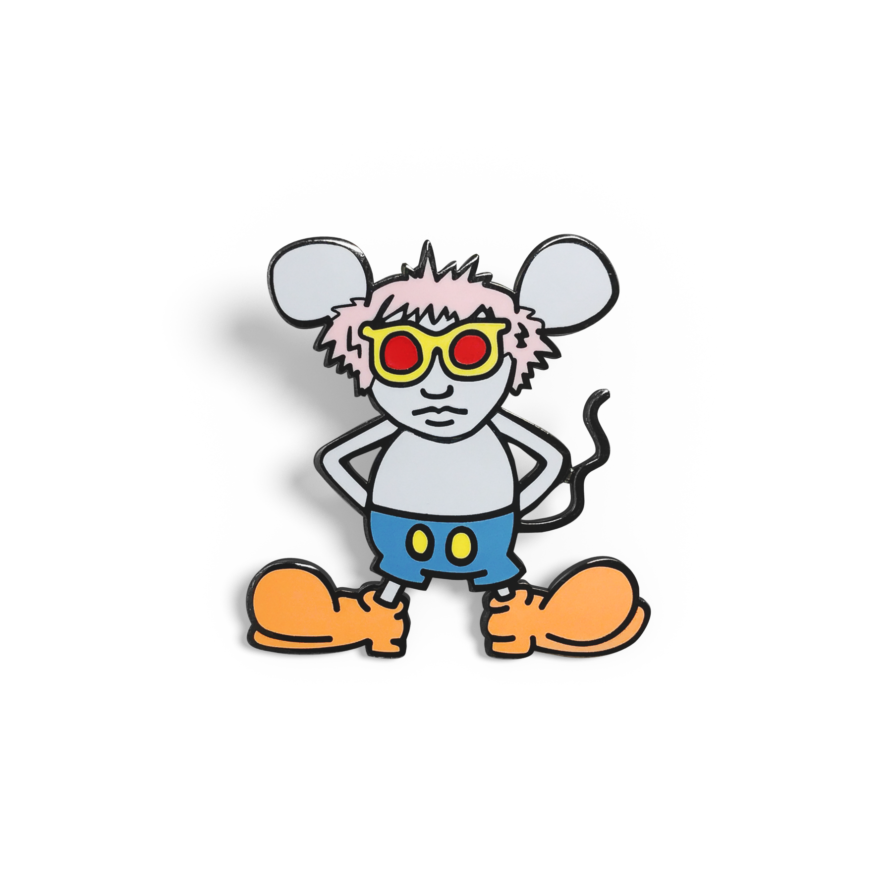 Andy Mouse enamel pin