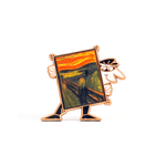 Art Thief (The Scream) enamel pin