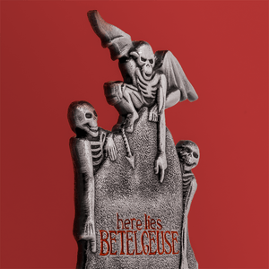 Beetlejuice Tombstone molded pin