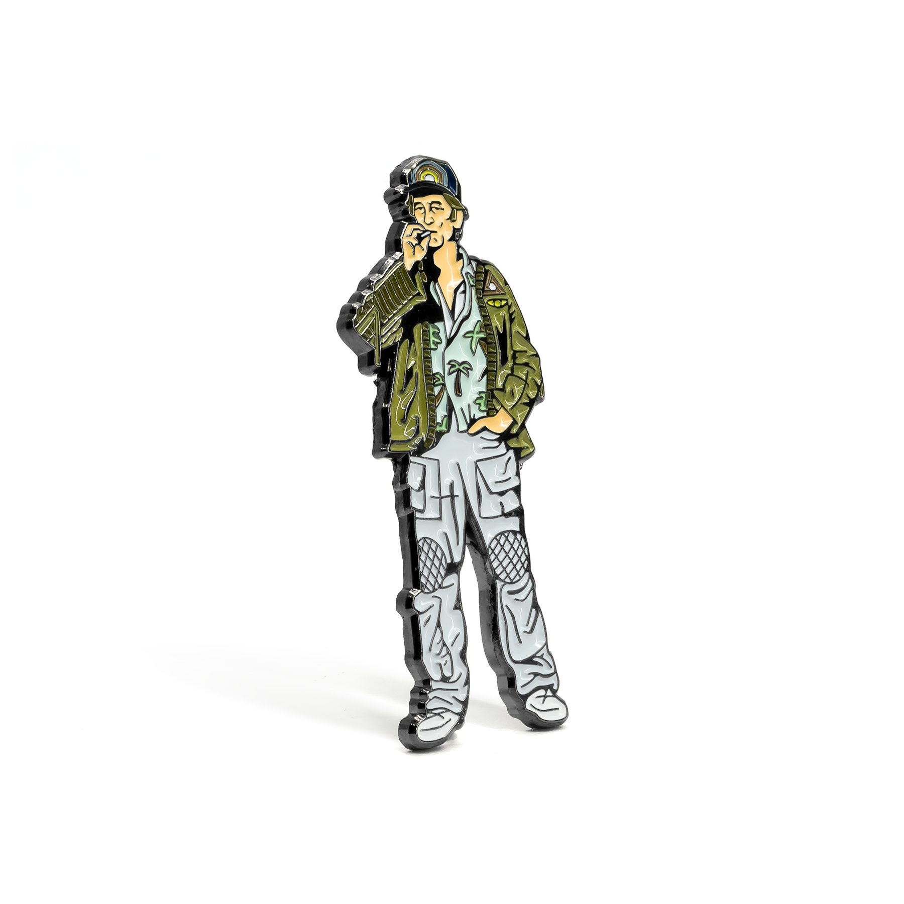 Brett enamel pin