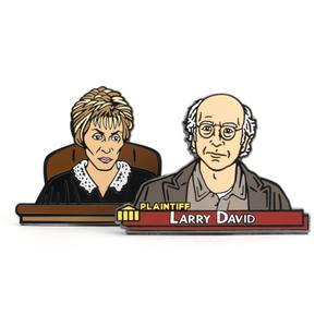 The Courtroom enamel pin set