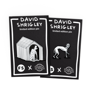 David Shrigley pin set