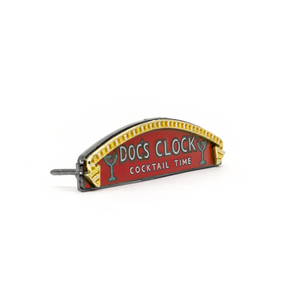 Doc's Clock enamel pin