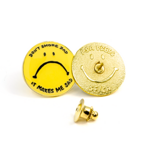Don't Smoke Dad enamel pin