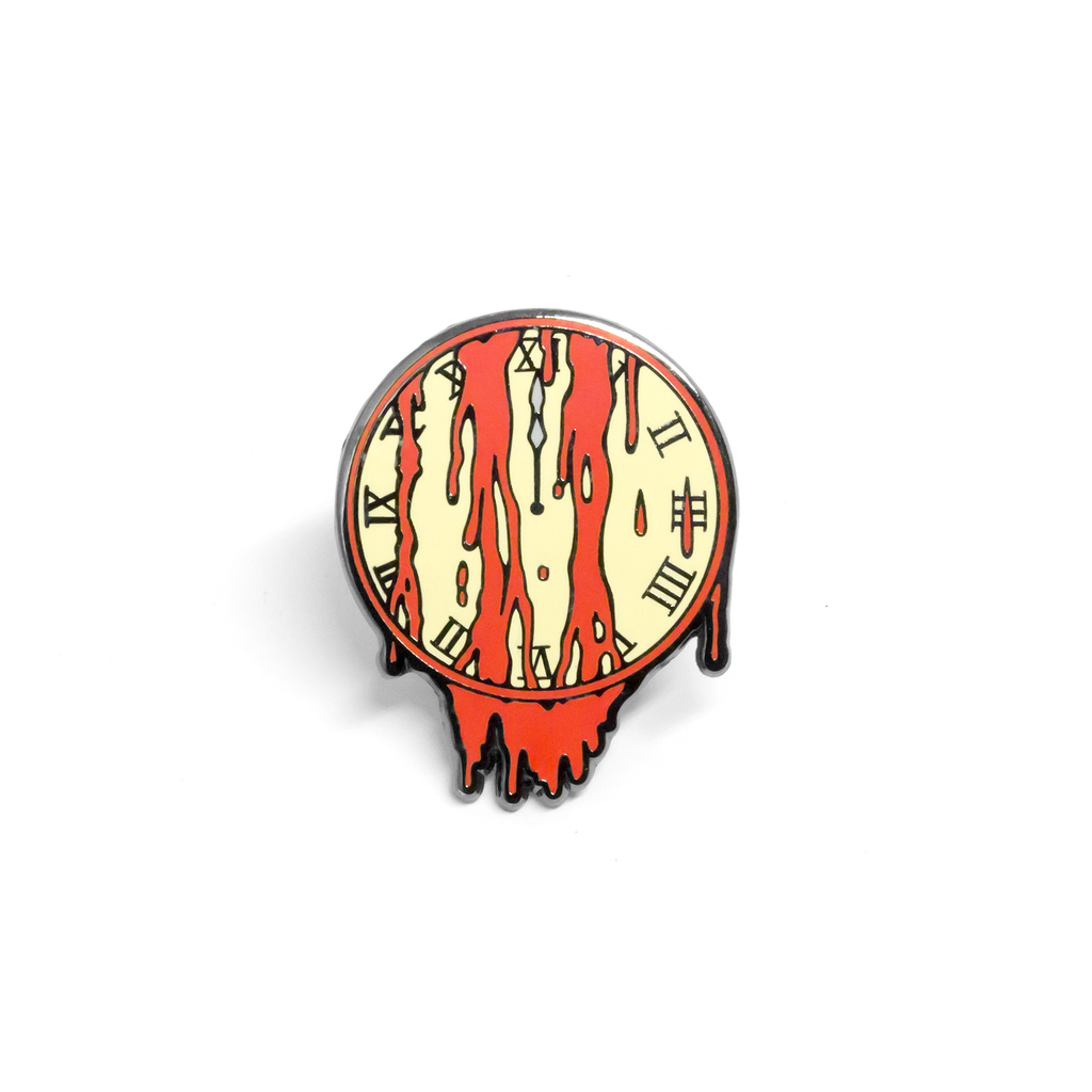 Doomsday Clock enamel pin