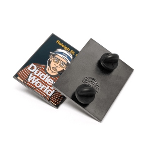 Dudley's World enamel pin
