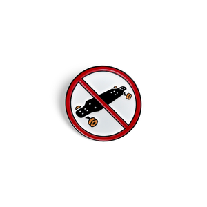Electric Skateboarding enamel pin and sticker set