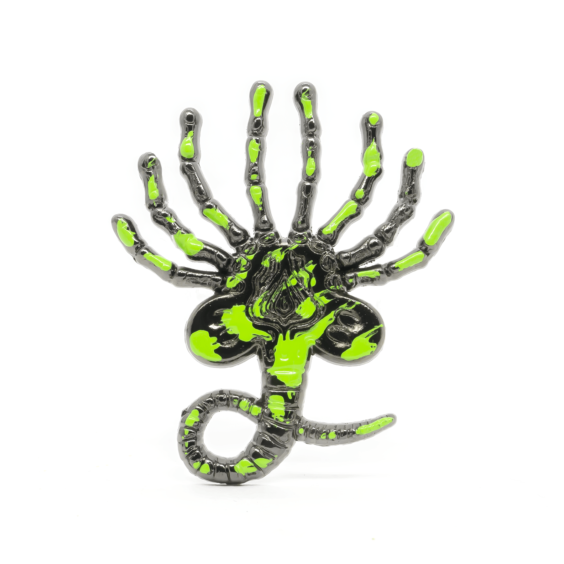 XX121 Facehugger (acid blood splatter) molded pin