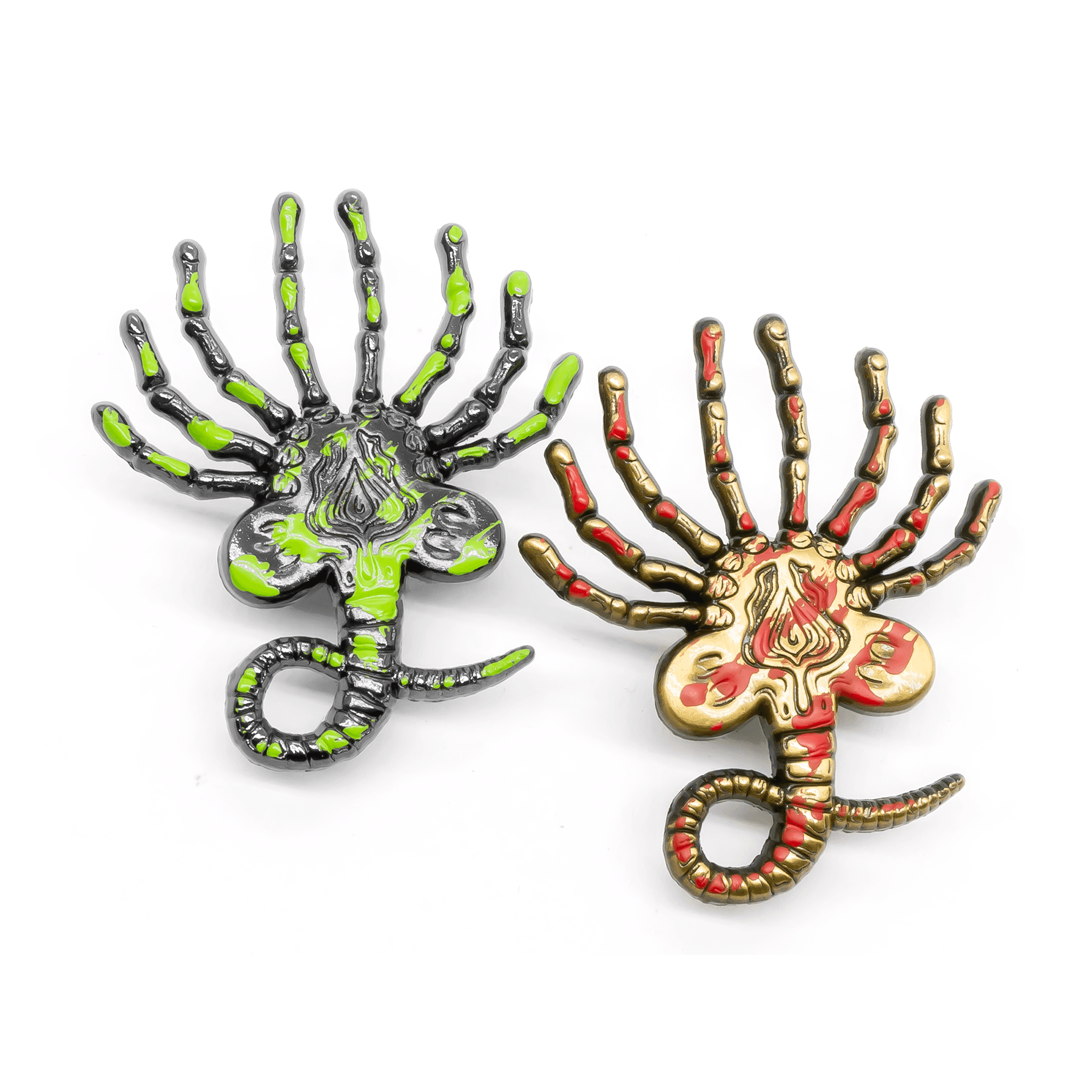 XX121 Facehugger (acid blood splatter) molded pin