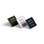 Feels Good Man enamel pin