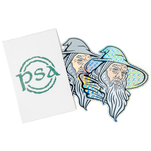 Gandalf prismatic/aluminum sticker set