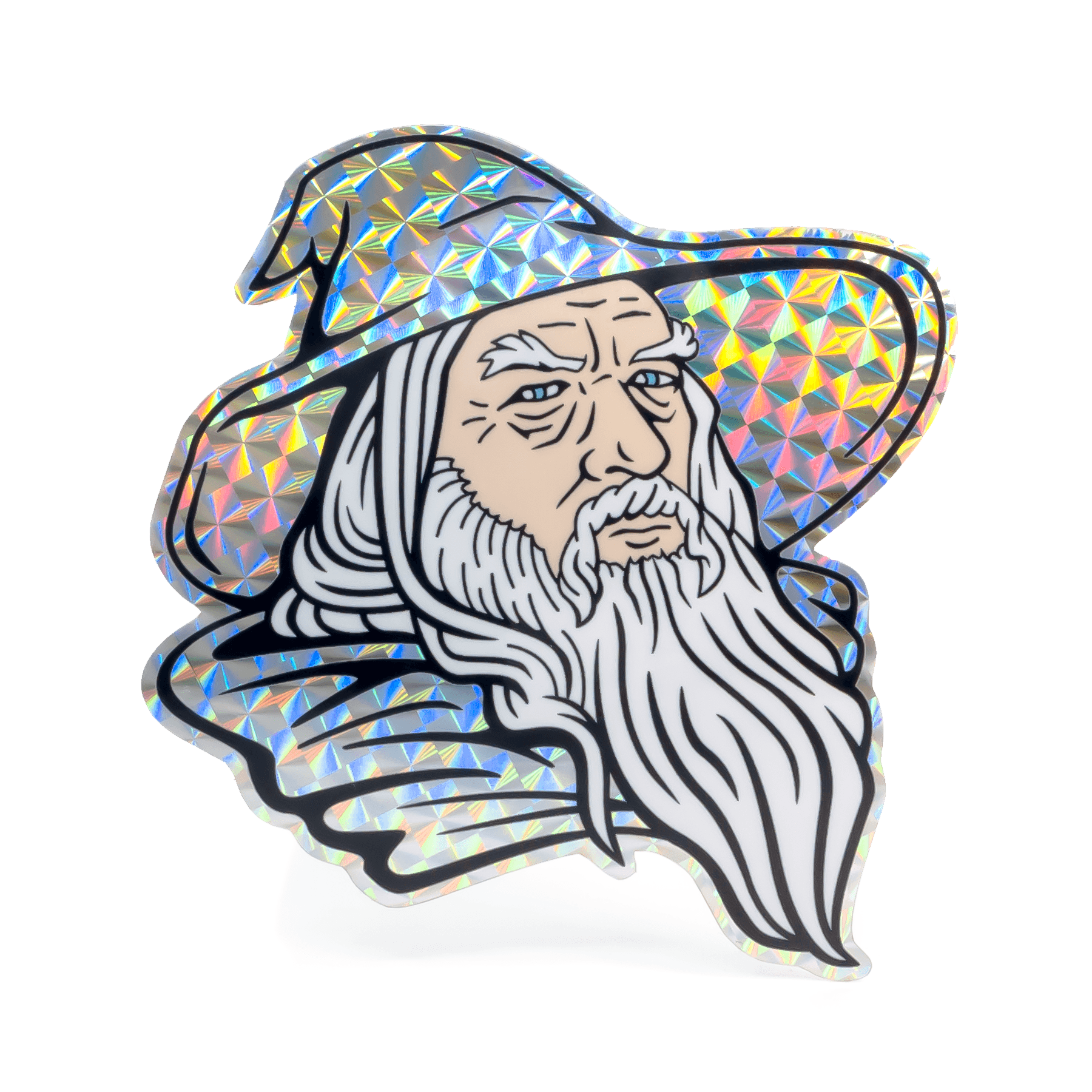 Gandalf prismatic/aluminum sticker set