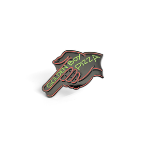 Golden Boy enamel pin