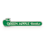 Green Apple Books enamel pin