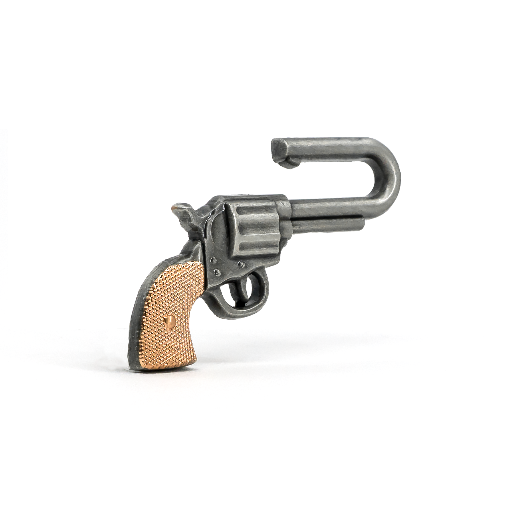 Gun molded pin