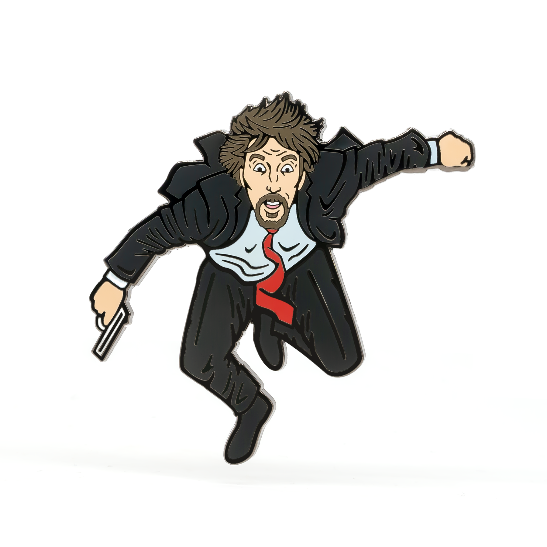 Hans Gruber enamel pin