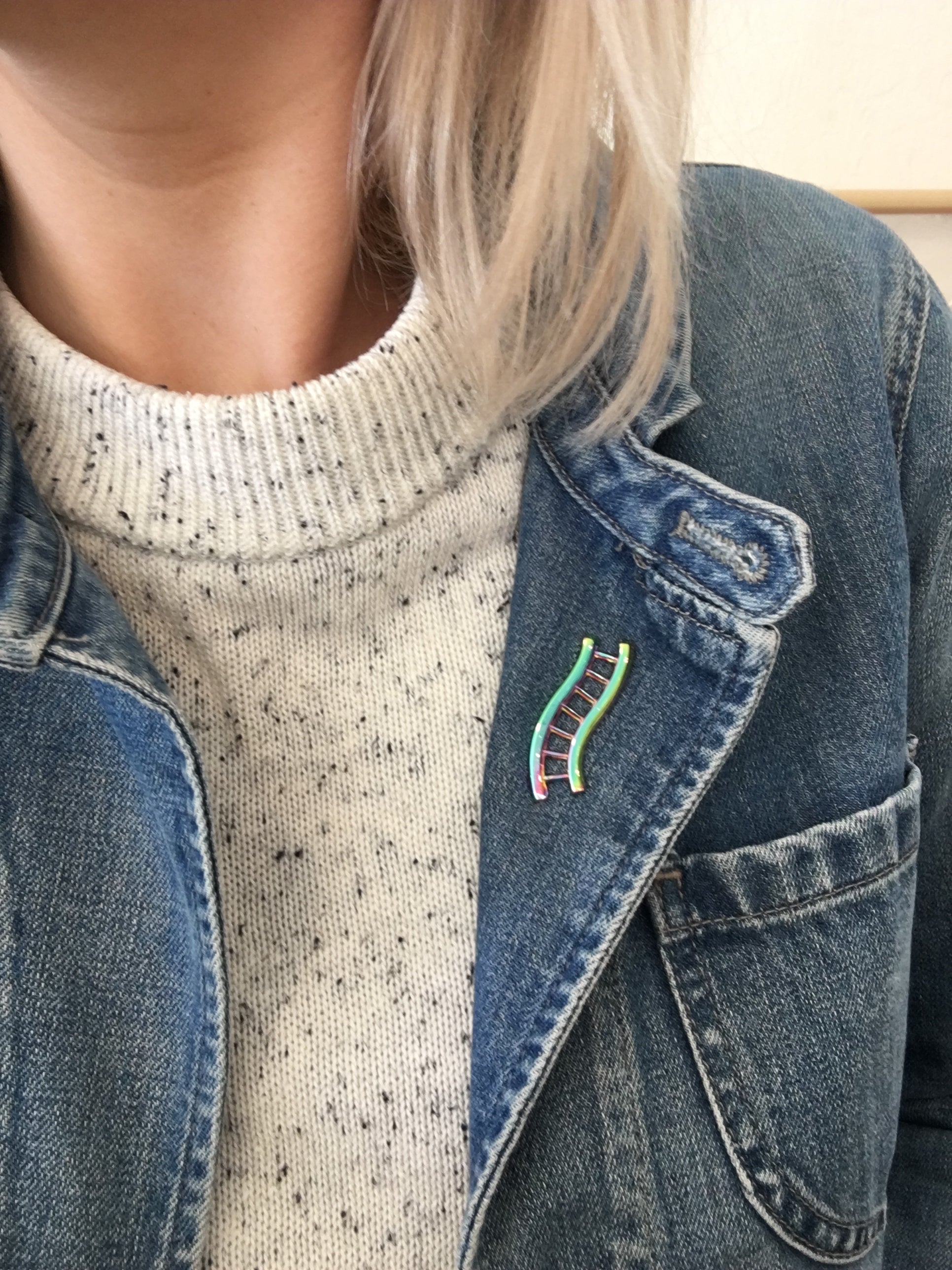 Ladder molded pin
