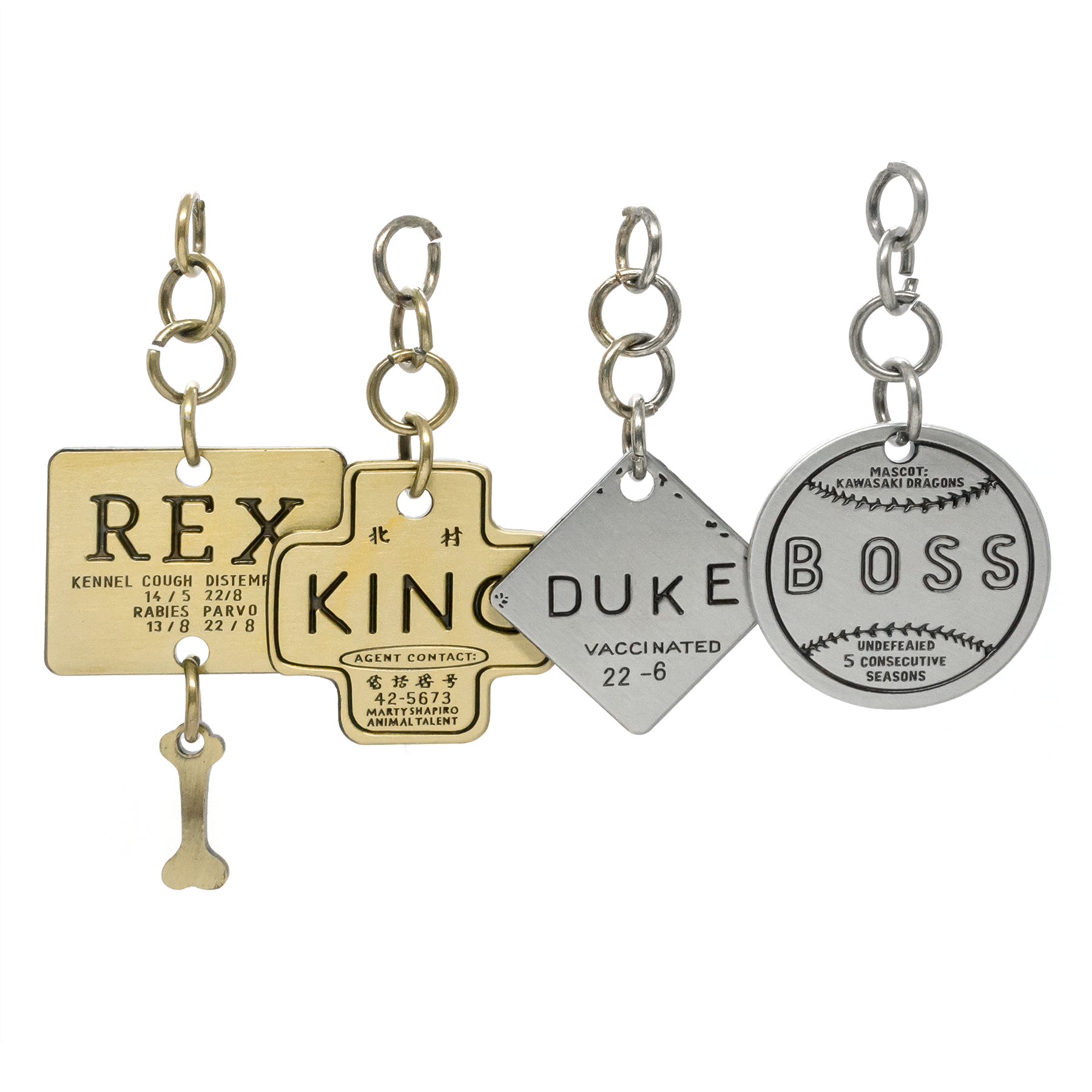 Isle of Dogs Keychain & Charm set