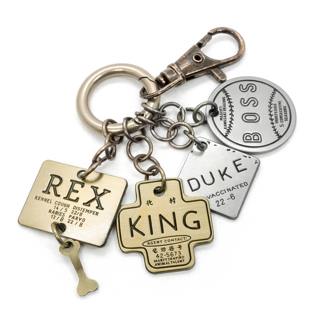 Isle of Dogs Keychain & Charm set