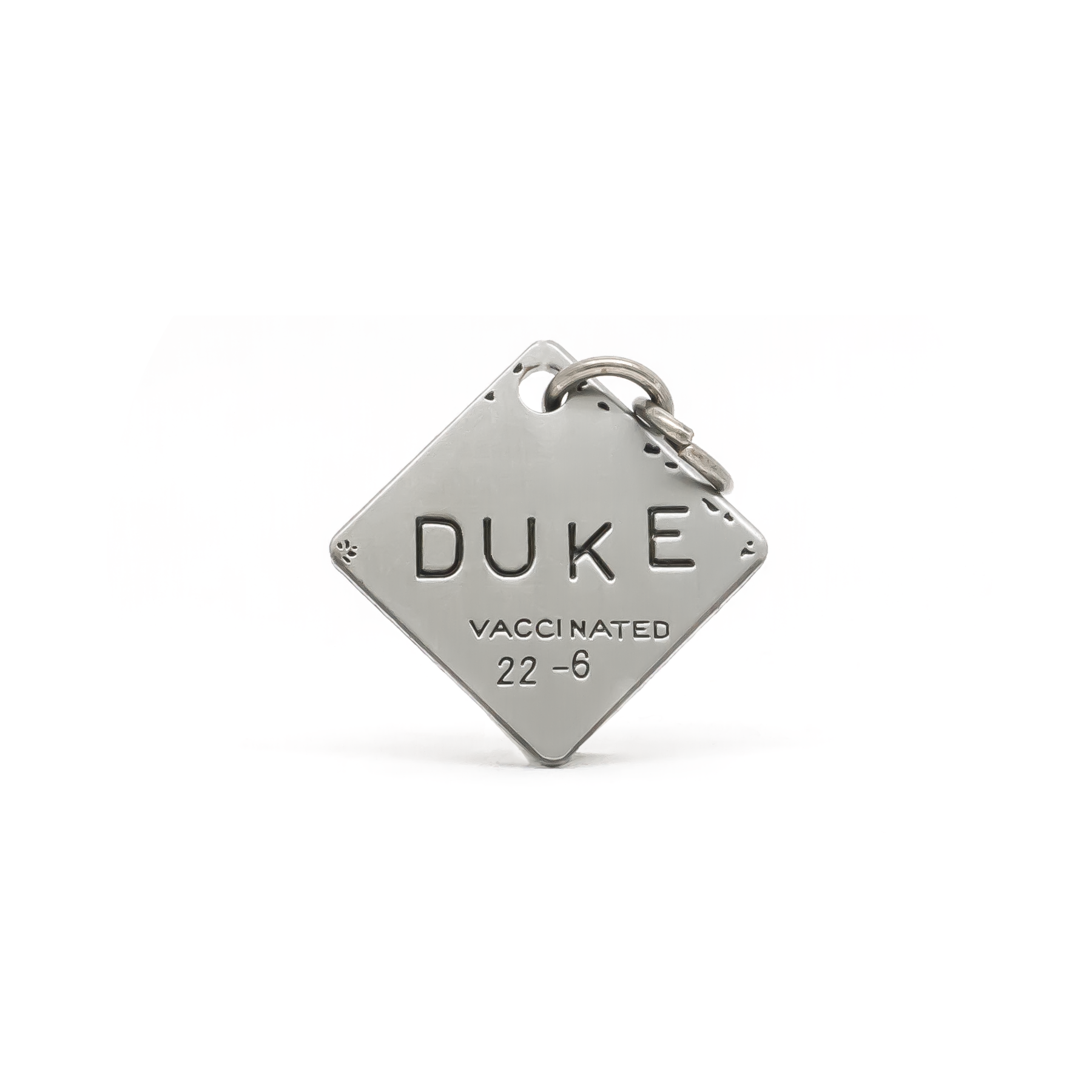 Duke (Isle of Dogs) engraved pin