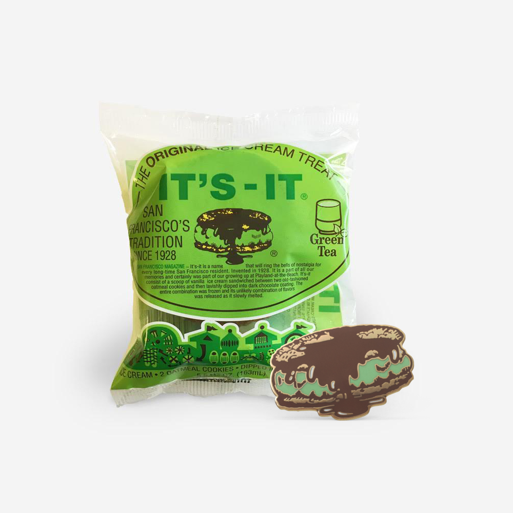 Ice Cream Treat enamel pin