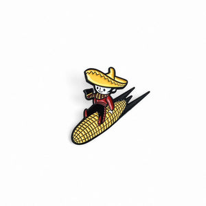 Jimmy the Cornman enamel pin