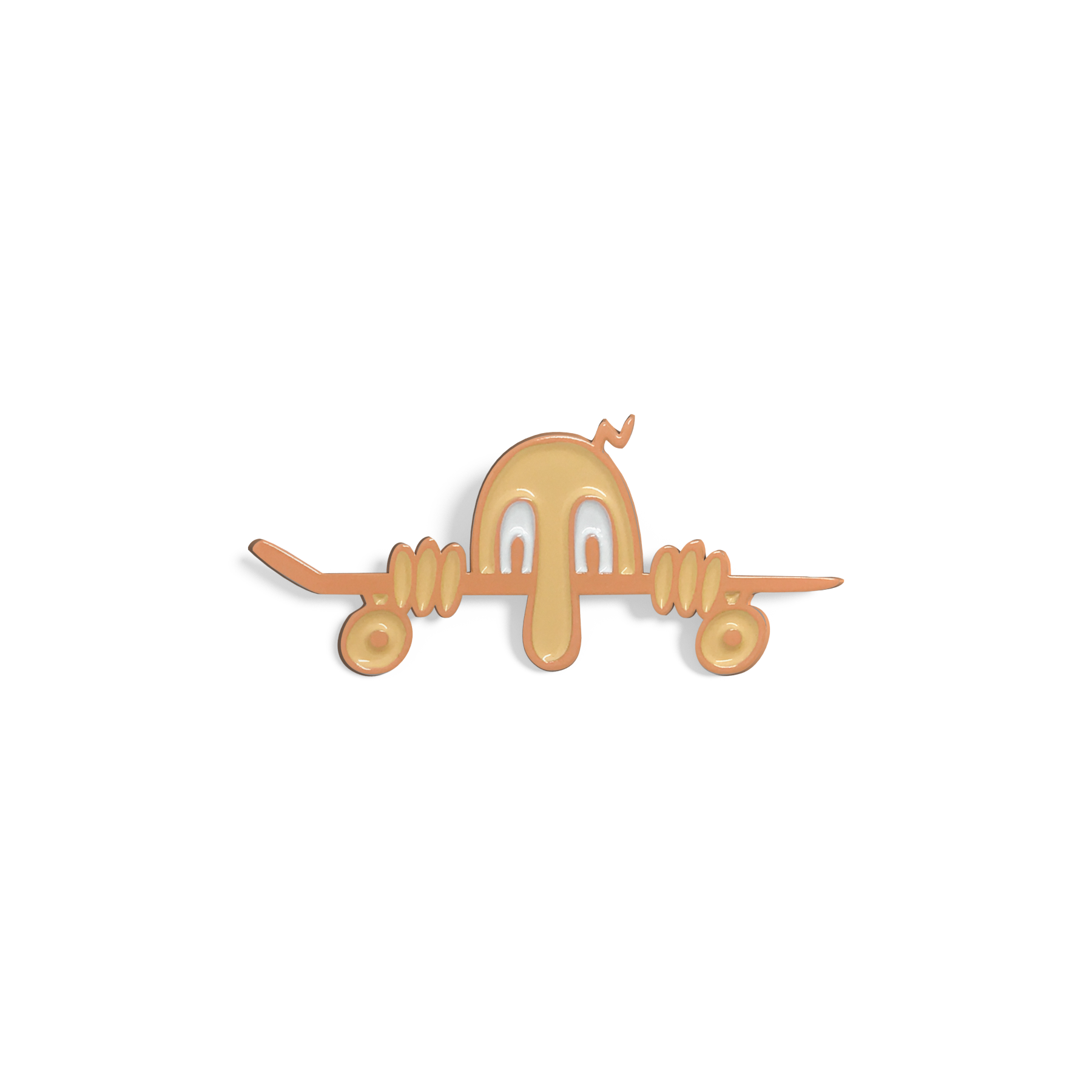 Kilroy Skate enamel pin