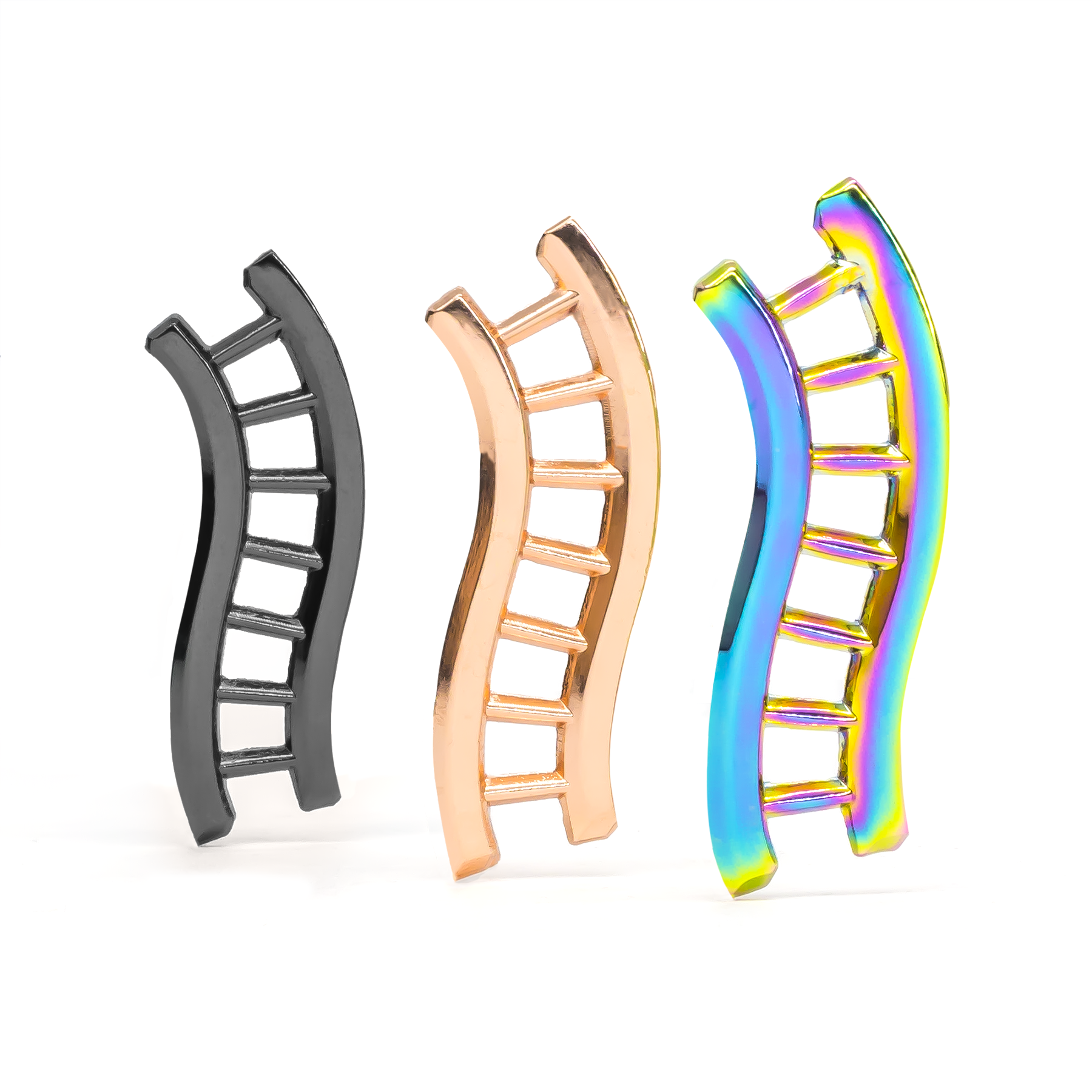 Ladder molded pin