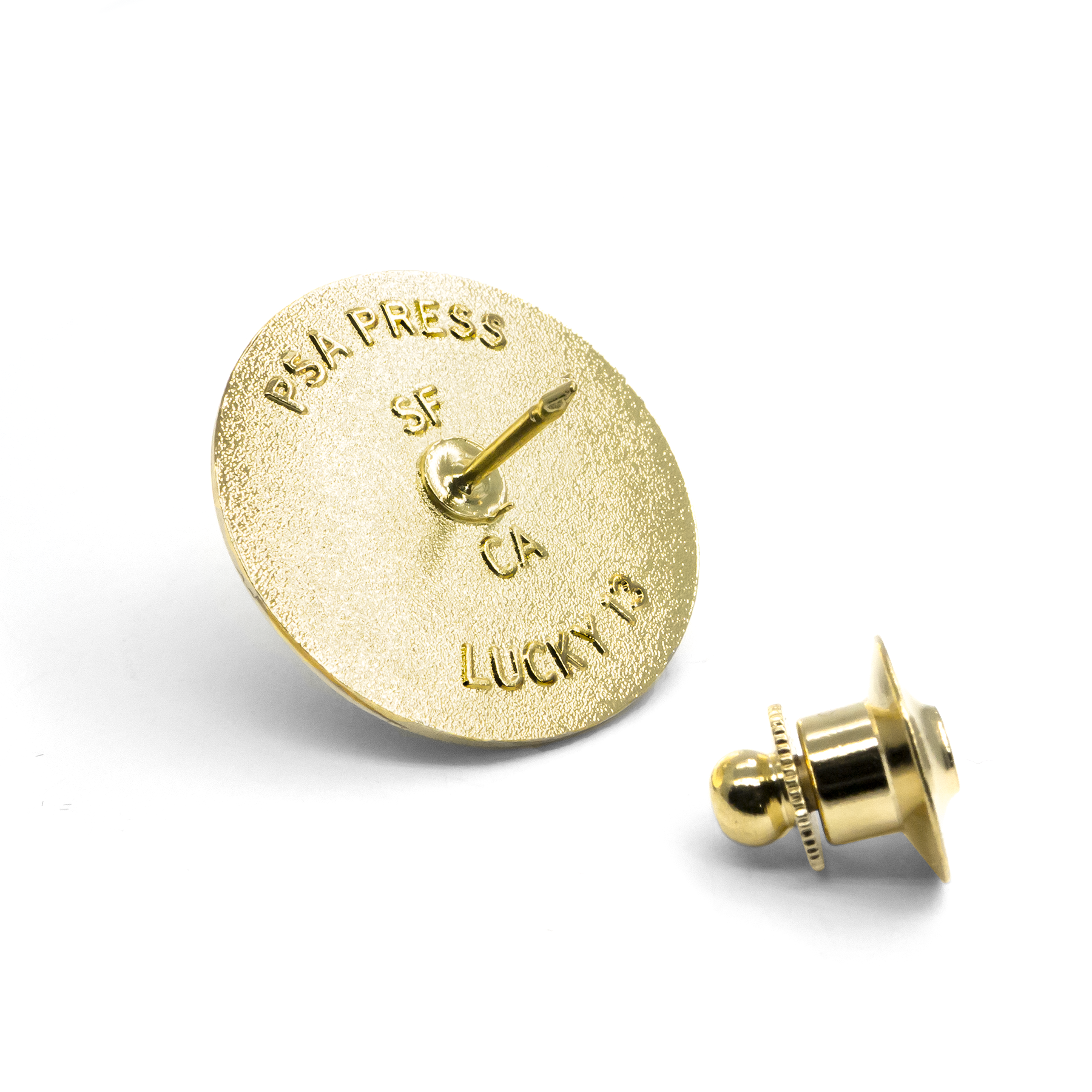 Lucky 13 enamel pin