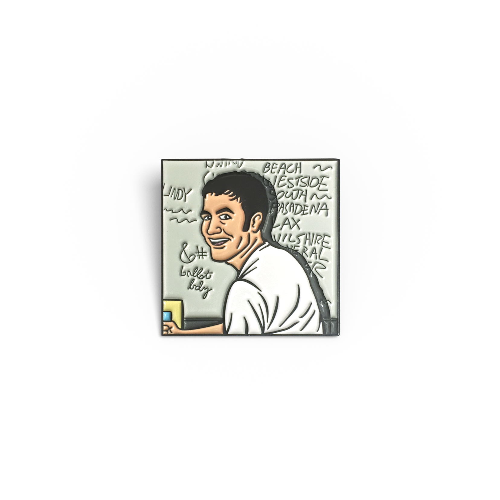 Myspace Tom enamel pin