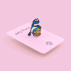 Nato Floral enamel pin no. 2