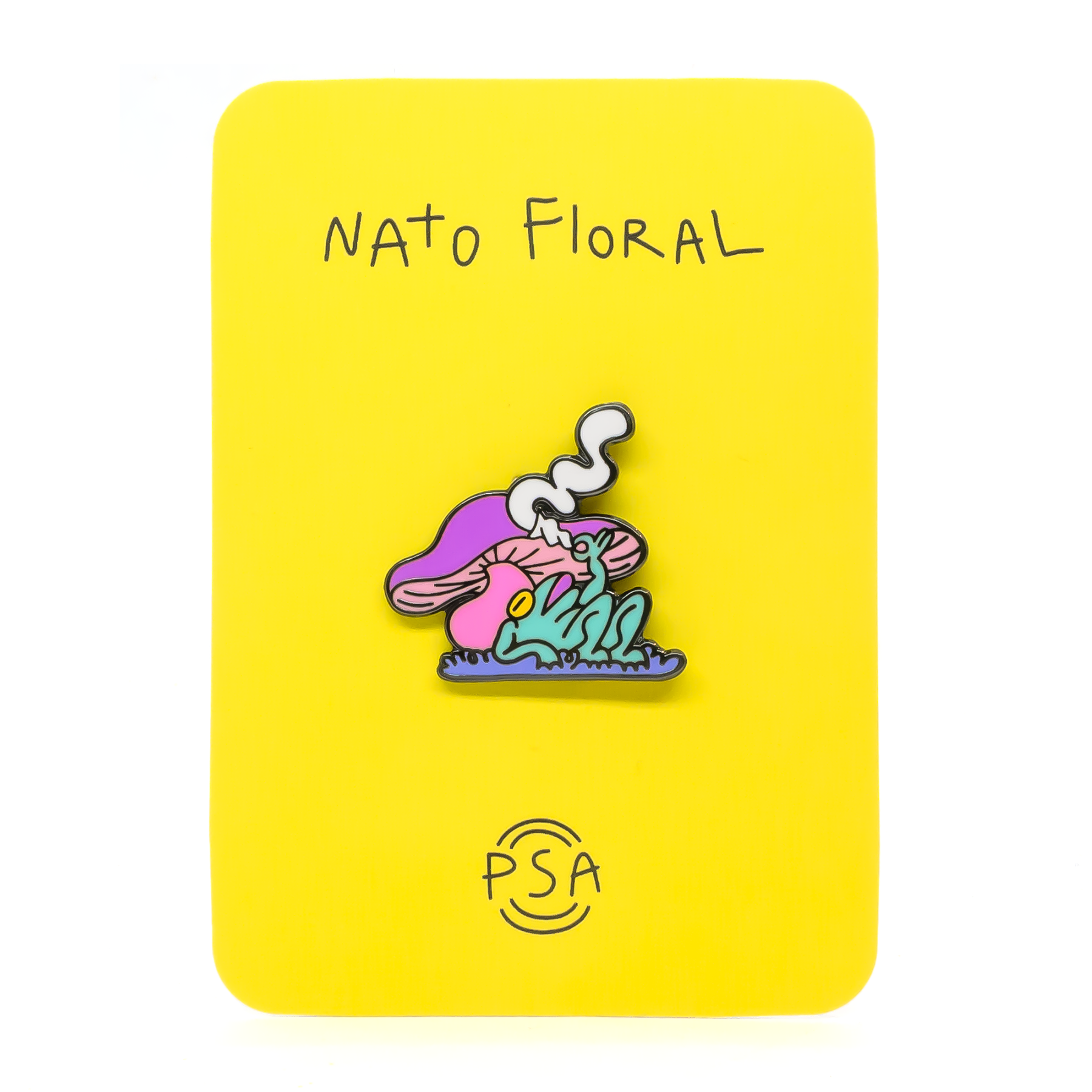Nato Floral enamel pin no. 1