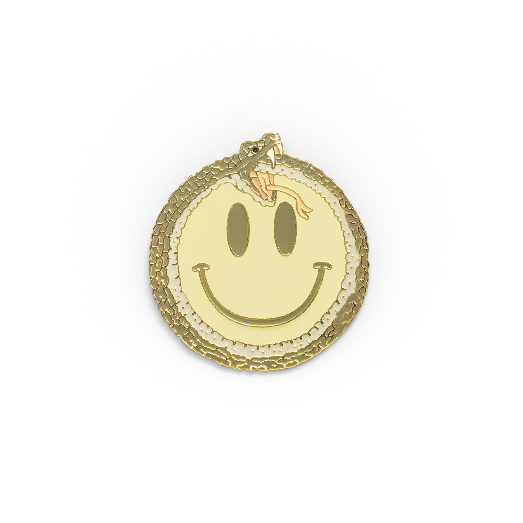 Smiley/8Ball/YinYang enamel pins