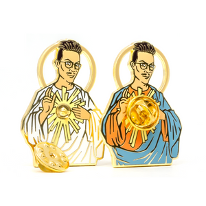 Pinlord Sacred Heart enamel pin