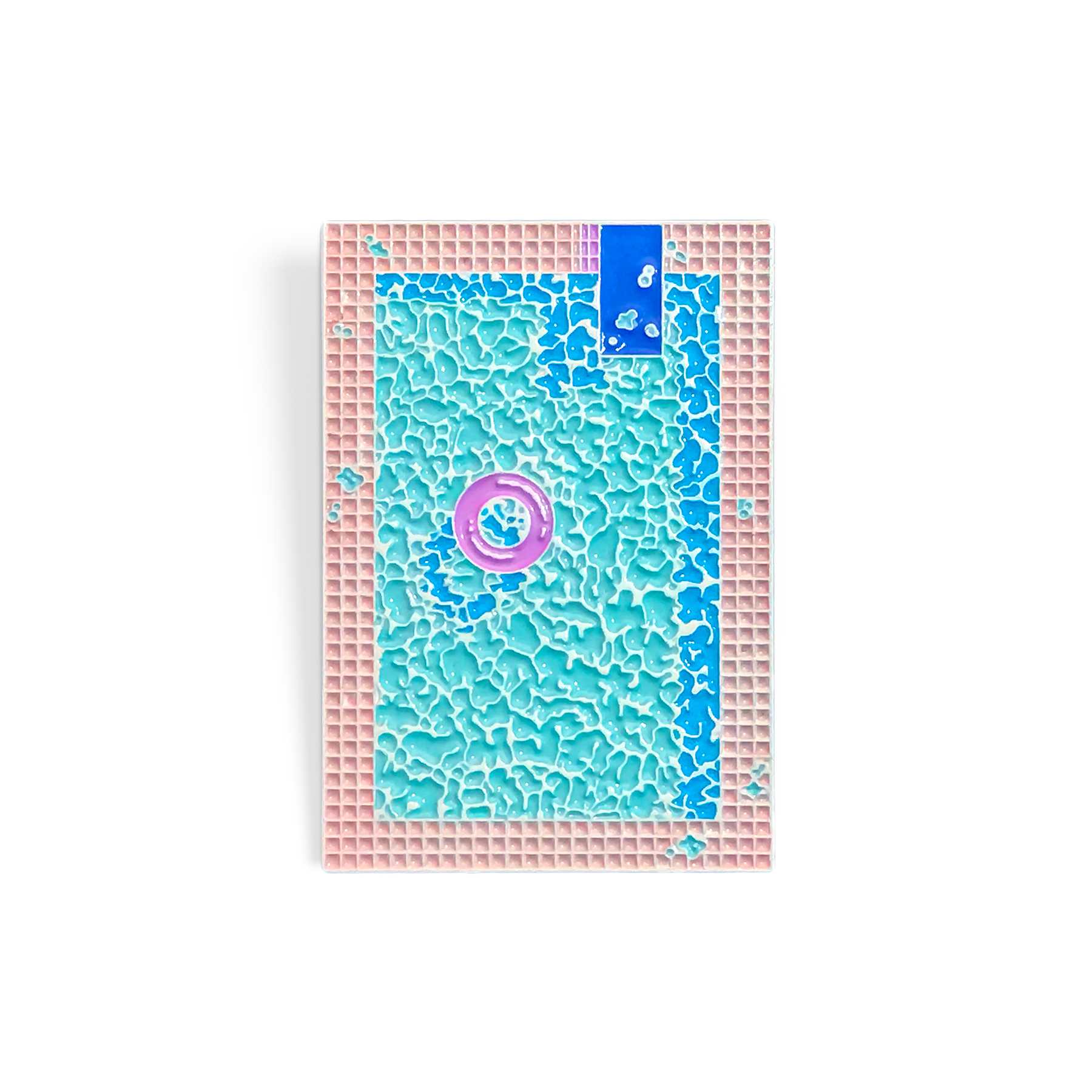 Pool enamel pin
