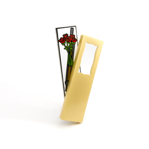 Rose Box Shotgun enamel pin