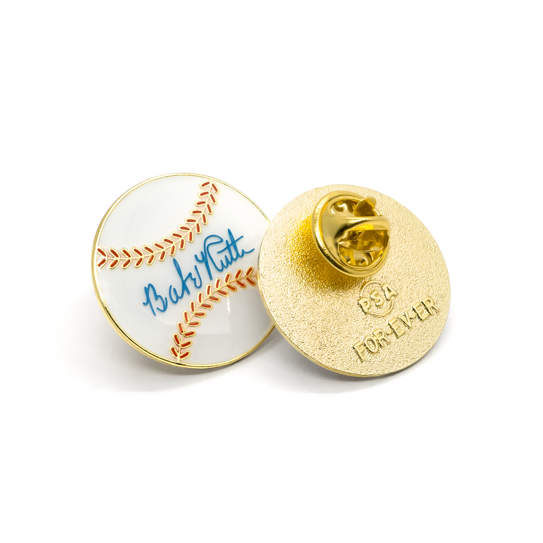 Baseball & Shoe enamel pin set