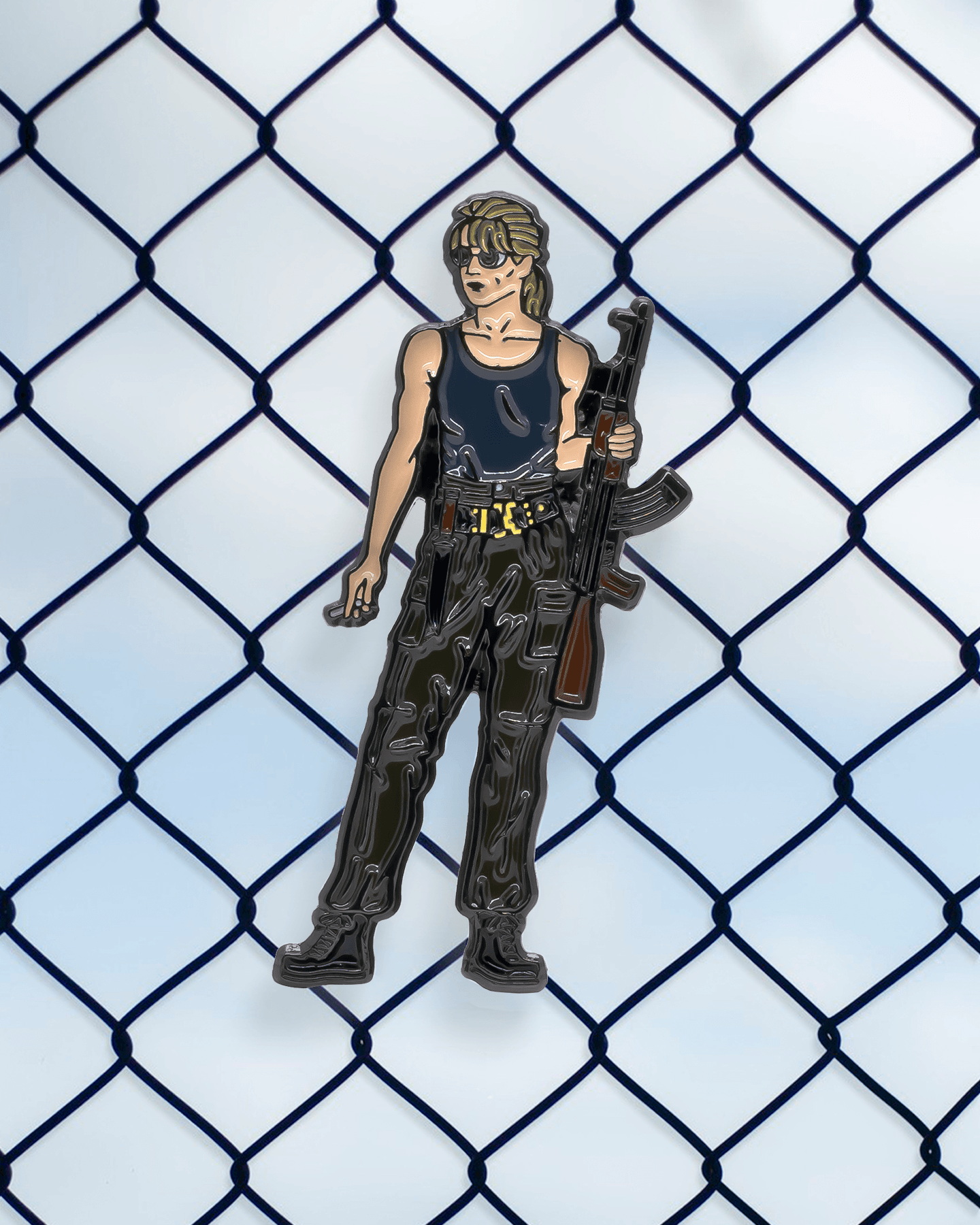 Sarah Connor enamel pin