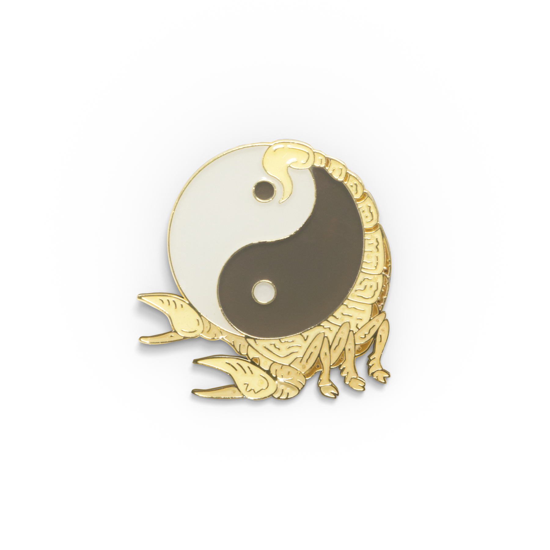 Smiley/8Ball/YinYang enamel pins