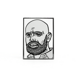 Shel Silverstein enamel pin