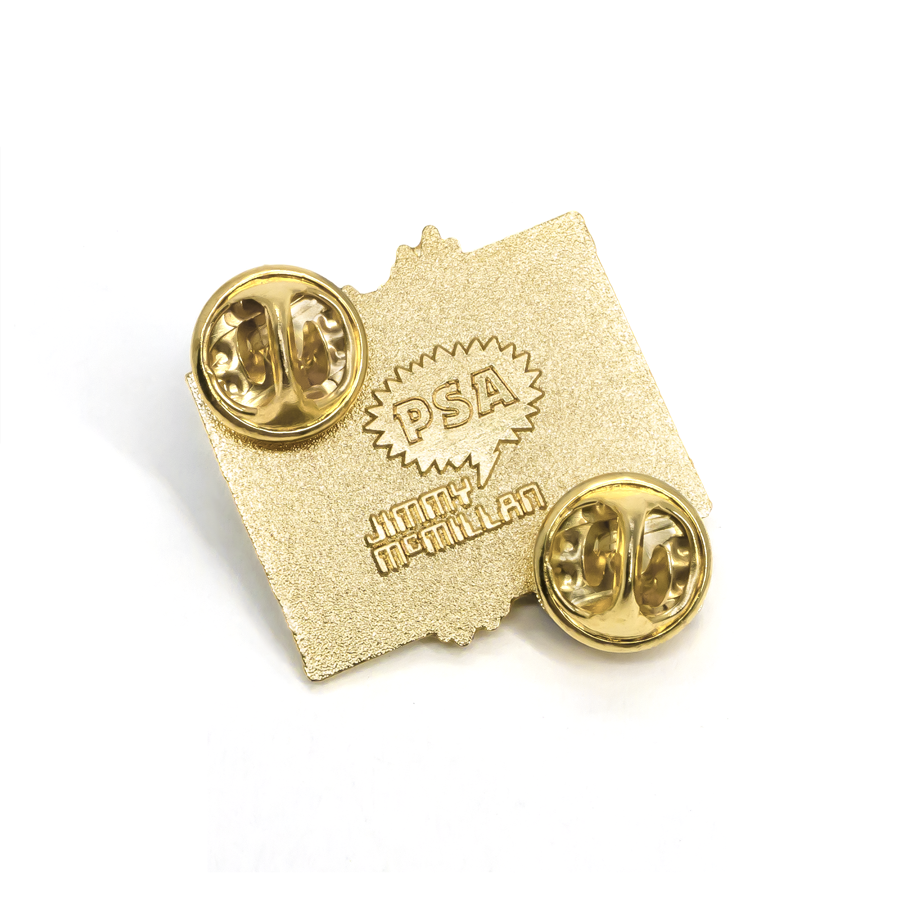 Jimmy McMillan pin and print set