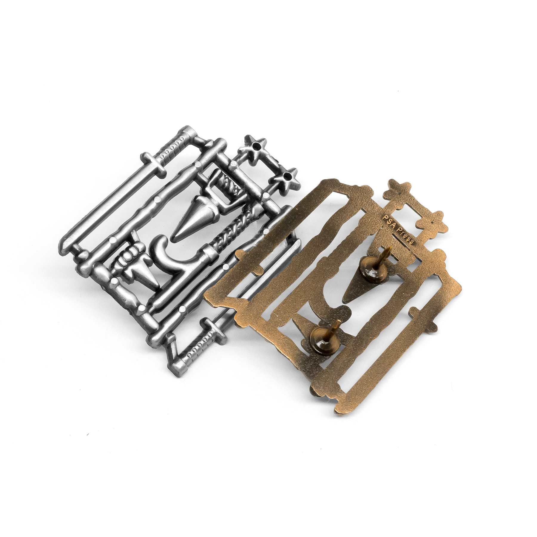 TMNT Weapon Rack molded pin