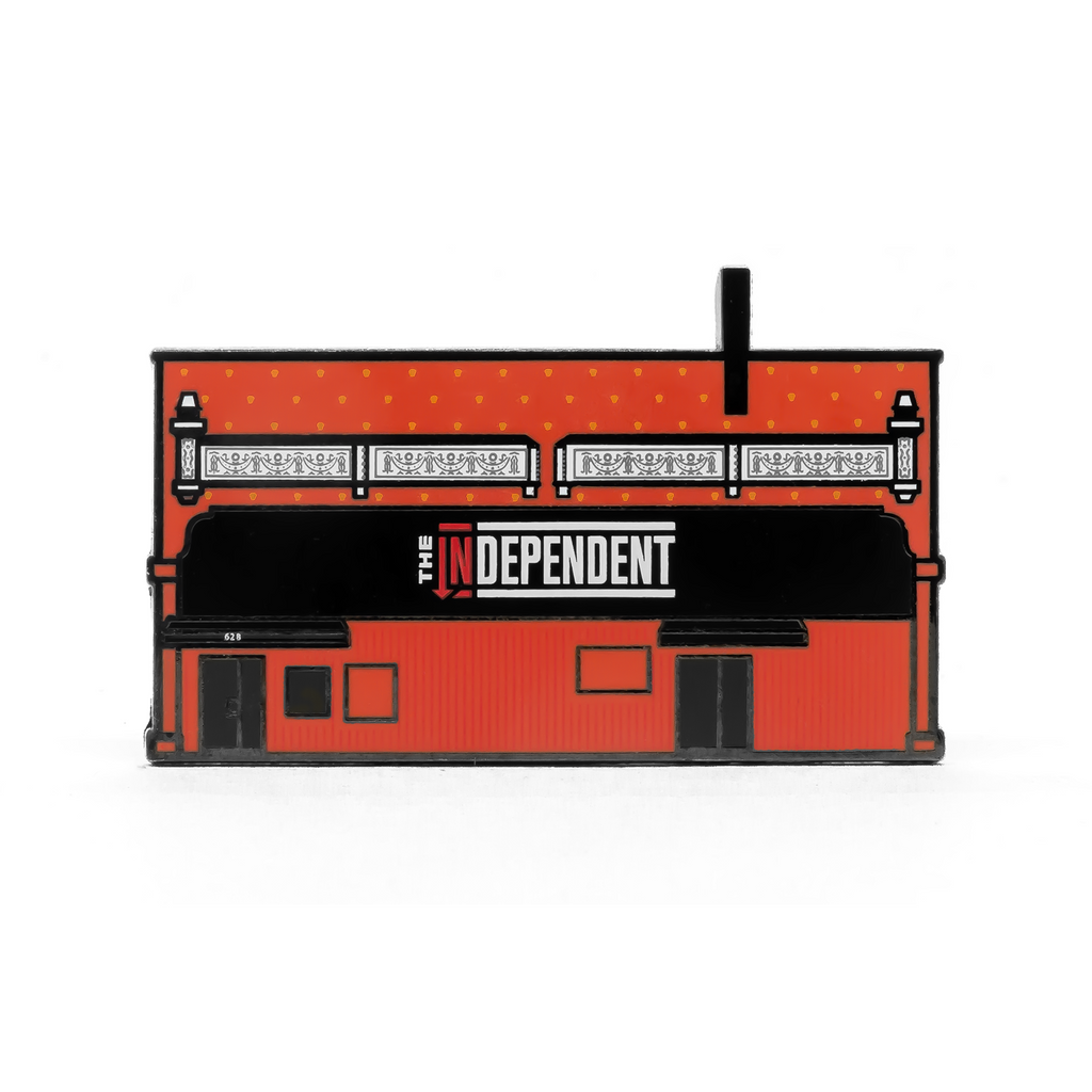 The Independent enamel pin