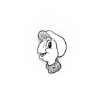 Tippy the Turtle enamel pin