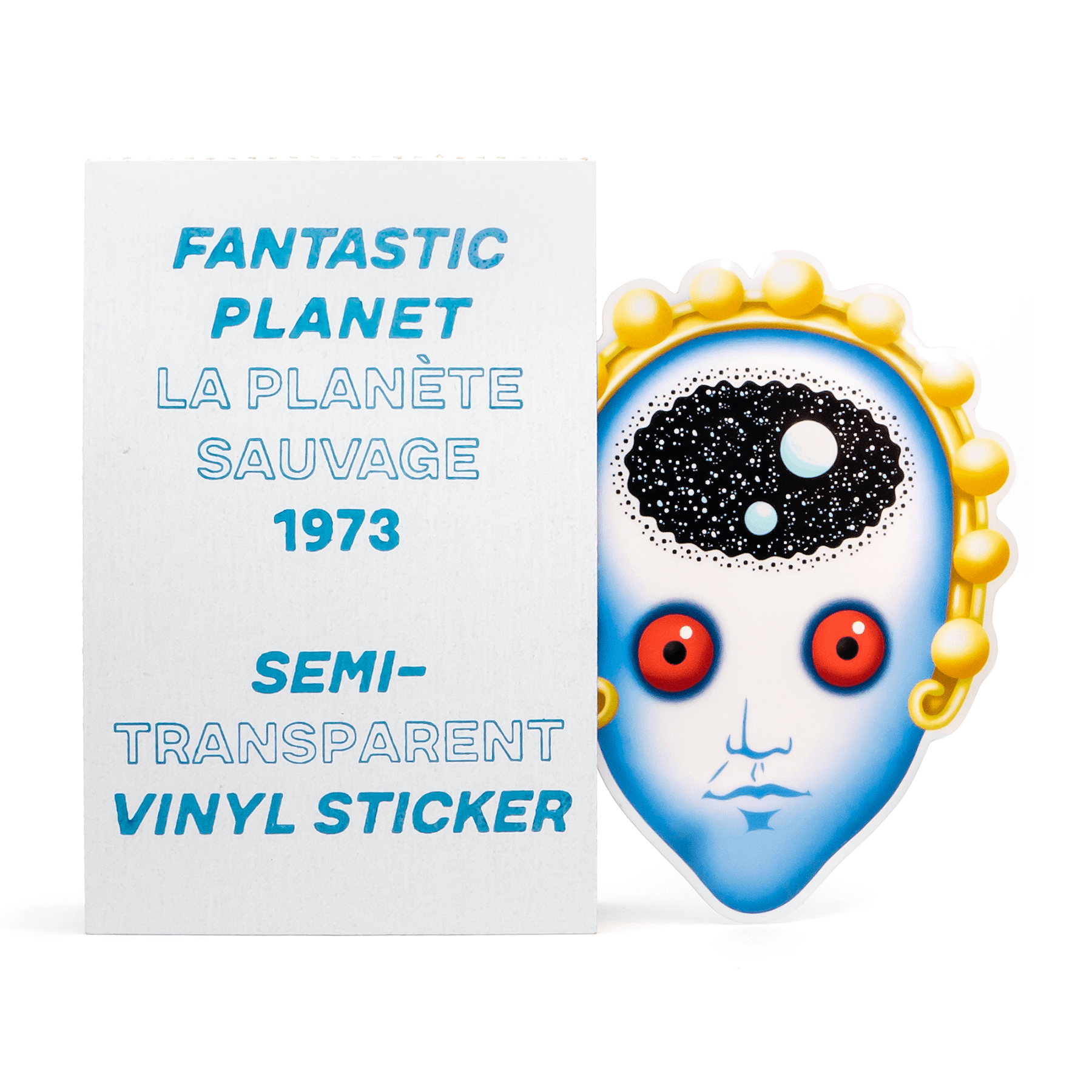 Tiva (Fantastic Planet) semi-transparent vinyl sticker set