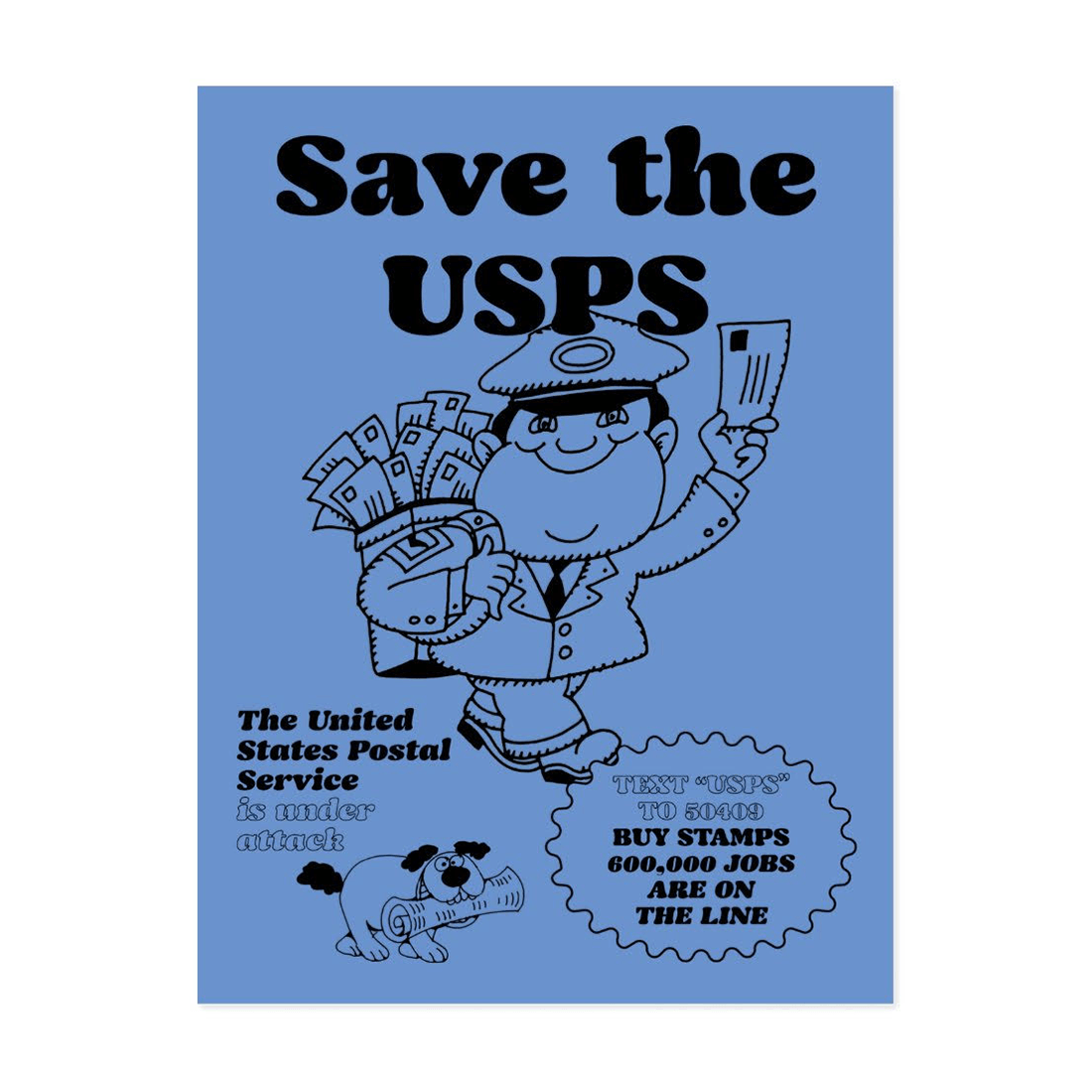 Save The USPS pin and postcard set